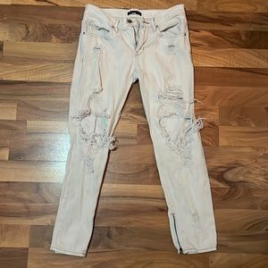 Kendall & Kylie Distressed Boyfriend Jeans